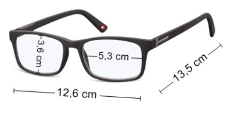 Okulary do czytania komputera korekcyjne plus +1.50 etui Montana oprawki