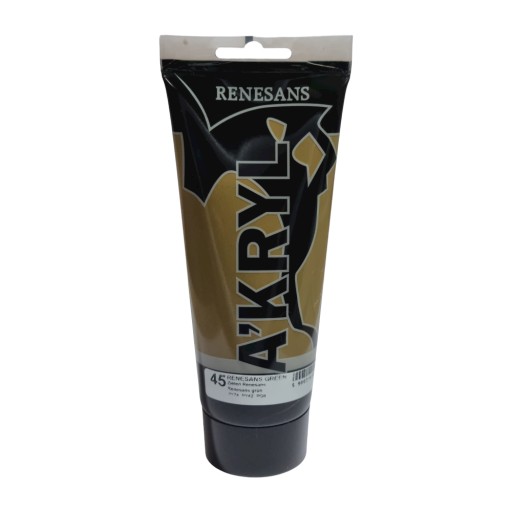 Farba akrylowa 200ml, zieleń, Renesans, NR 45