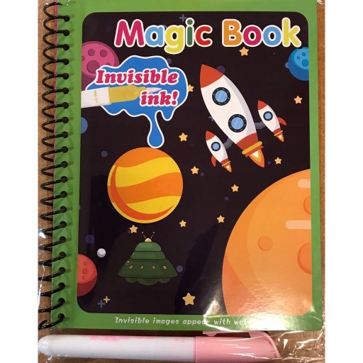 вода книжка-раскраска Magic Water Book веселый динозавр