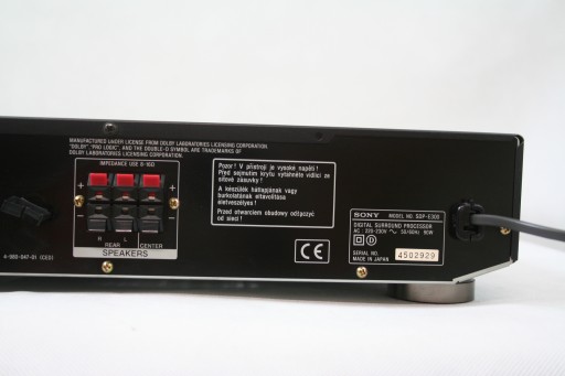 Процессор объемного звучания SONY SDP-E300