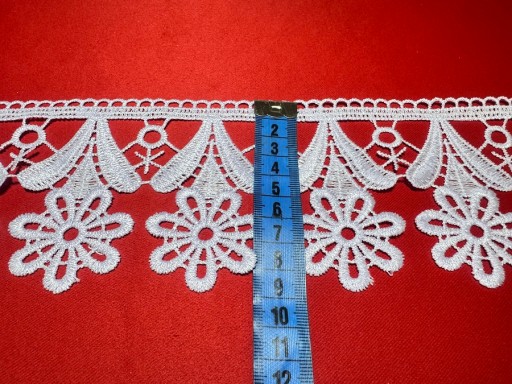 Guipiura Guipiura Lace 7 см 8 см белый рисунок 51