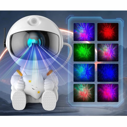 Светодиодный проектор Sky Projector Astronaut для детей пилот A2778
