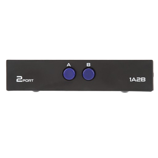 2/4-портовый USB 2.0 ручной переключатель общего доступа для ПК, принтера, сканера