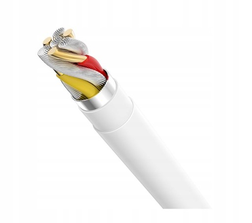КАБЕЛЬ T-PHOX NETS USB C БЫСТРОЙ ЗАРЯДКИ БЕЛЫЙ