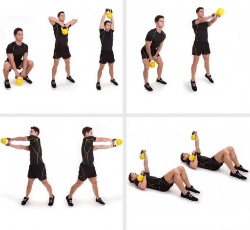 Гиря 10 кг, мяч, чайник, гантель Gorilla Sports