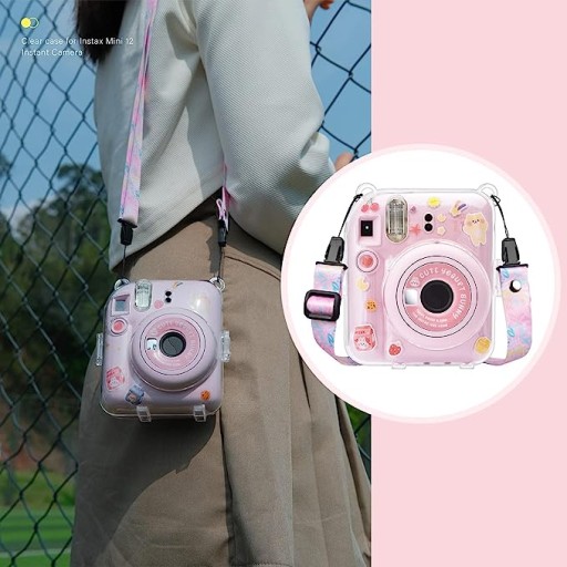 Чехол Чехол для FujiFilm Fuji INSTAX Mini 12 + наклейки