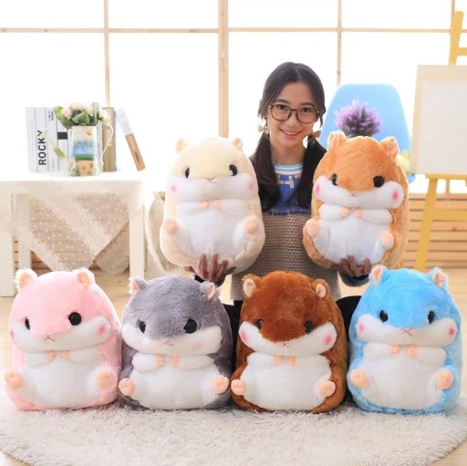 ПЛЮШЕВАЯ ПОДУШКА CUDDLE PLUSHIE PLANKET HAMSTER, унисекс