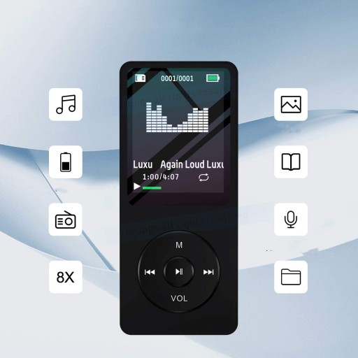 МУЗЫКАЛЬНЫЙ ПЛЕЕР MP3 MP4 BLUETOOTH РАДИО 64G