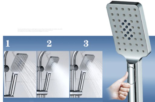 BATERIA PODTYNKOWA OMNIRES PARMA ZESTAW PODTYNKOWY DESZCZOWNICA 20 CHROM
