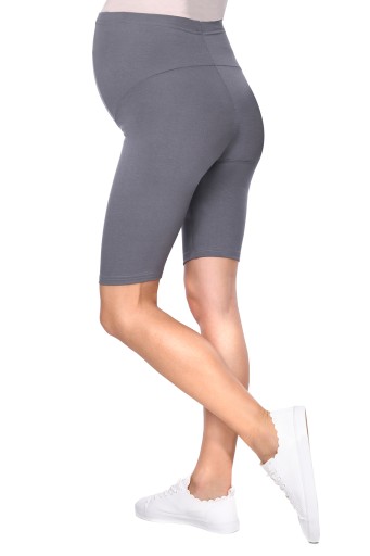 Wygodne krótkie legginsy ciążowe Mama 1052 2/3s