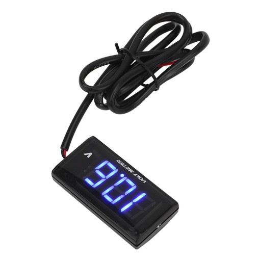 ВОЛЬТМЕТР KOSO LCD SLIM QUAD МОТОЦИКЛ 12 В постоянного тока