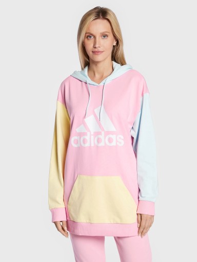Толстовка с логотипом Adidas Essentials Colorblock HJ9459