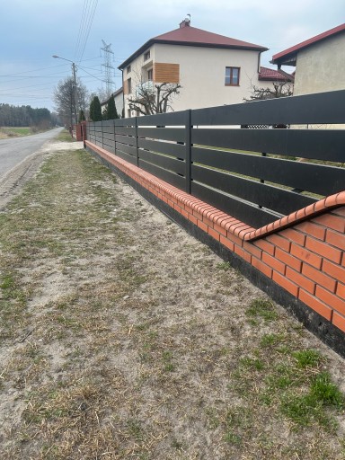 Sztachety metalowe profil 250x20 1,2mm na przęsło ogrodzenie brama furtka