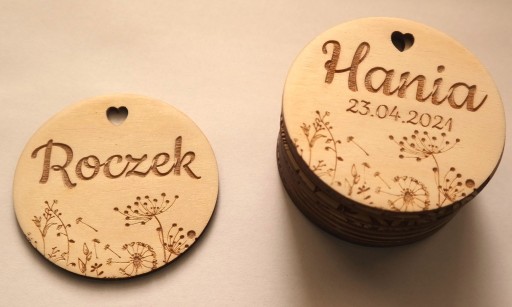 Tabliczki PIERWSZY ROK DZIECKA 13 szt śred 12 cm