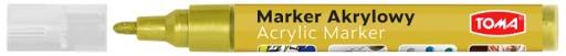 MARKER mazak Z FARBĄ AKRYLOWĄ ZŁOTY 402 TOMA