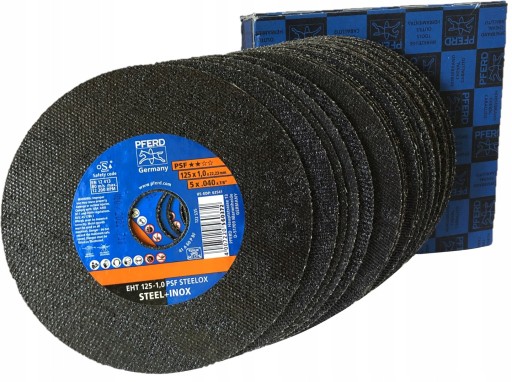 РЕЗНЫЕ ДИСКИ PFERD SHIELD ДЛЯ СТАЛИ МЕТАЛЛ 125x1,0 INOX PS-FORTE 25 шт.