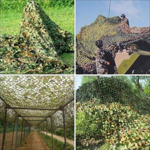 Маскирующая сетка для сада в стиле милитари, камуфляж 1,5x10 м