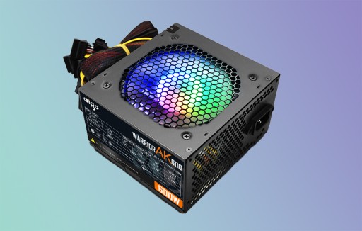 Блок питания RGB для компьютера Aigo AK600 (черный)