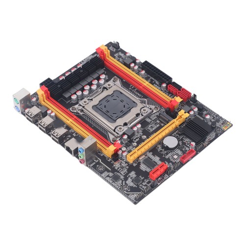 Материнская плата компьютера X79 V2 LGA2011 CPU 4 DDR3 USB2.0 SATA PCIE M.2 02