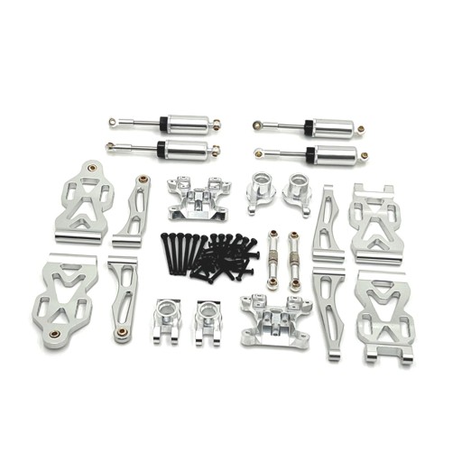 1/16 RC Cars Metalowe części zamienne Zestawy akcesoriów do JJRC Q130A Argent