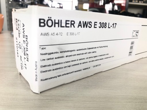 Сварочный электрод Bohler AWS E 308L-17 3,2х350