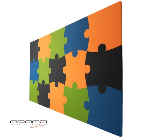 PUZZLE 43,4x45 gr. 3cm akustyczny panel miękki gąbka POKÓJ DZIECIĘCY atesty