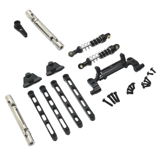 Запасные части амортизатора RC, твердая запасная модель игрушки DIY, красный цвет