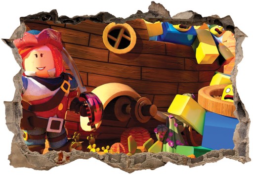 3D наклейки Roblox для детей 100х70