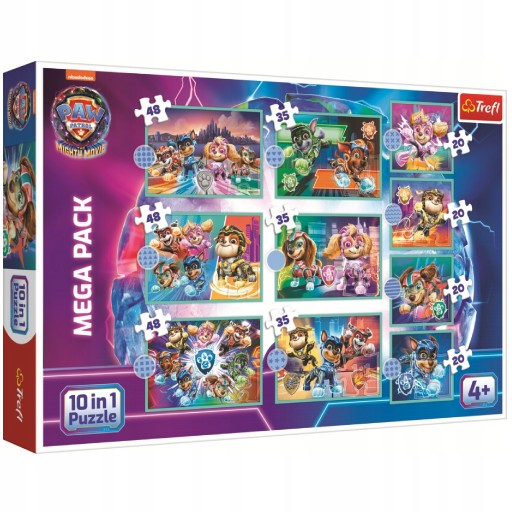 Пазл Paw Patrol 10 в 1 Happy Day Latest 2023 Puzzle 10 головоломок