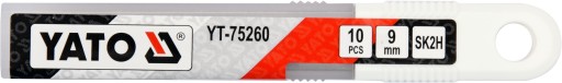 ЗАПАСНЫЕ ЛЕЗВИЯ 9мм SK2H 10ШТ YATO YT-75260