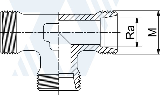 Гидравлический тройник BBB M12x1,5 06L