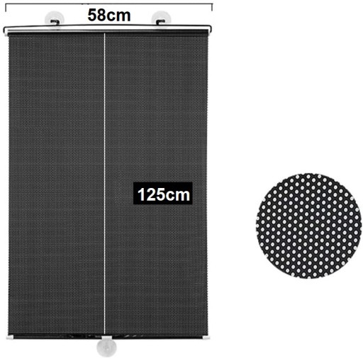 СОЛНЦЕЗАЩИТКА С ПРИСОСКАМИ ОКНО 58x125