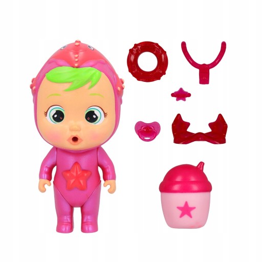 Кукла Cry Babies Magic Tears PINK + аксессуары
