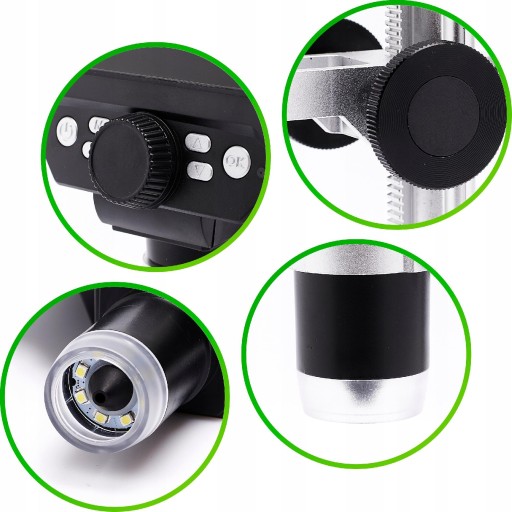 ЦИФРОВОЙ МИКРОСКОП TECHREBAL 1200X LCD HD 1080P 12MP 8 X LED