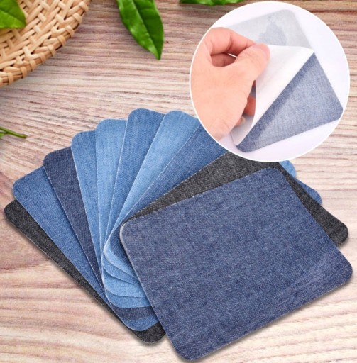 Большой набор THERMO из 10 шт., джинсовые брюки с нашивками PATCH Set Applique
