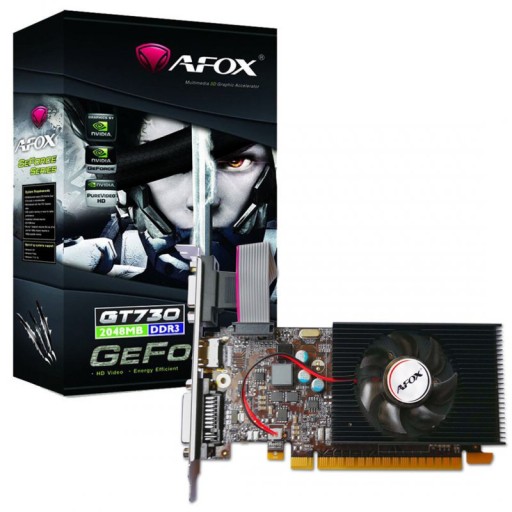 Видеокарта GeForce GT730 1 ГБ DDR3 64 бит DVI