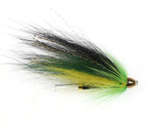 EFFECTIVE TUBE FLY TROUT, ЛОСОСЬ, СТРУТ зеленая