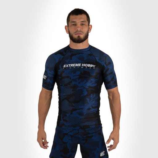 Мужская футболка HAVOC MMA Sports, синяя, M