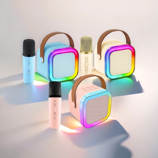 НАБОР КАРАОКЕ МИКРОФОН + БЕСПРОВОДНАЯ ДИНАМИКА BLUETOOTH ДЛЯ КАРАОКЕ