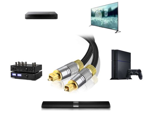 ЦИФРОВОЙ ОПТИЧЕСКИЙ КАБЕЛЬ ALOGY 1м для ПК ТВ