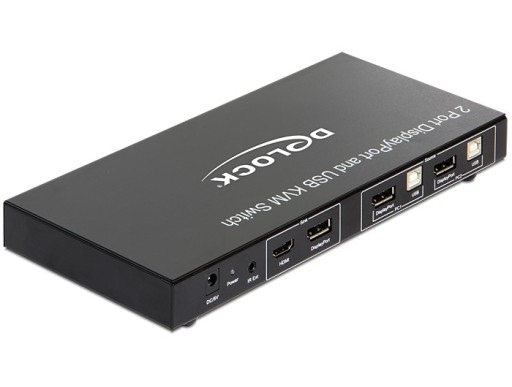 DELOCK 11367 DisplayPort USB-аудио KVM-переключатель