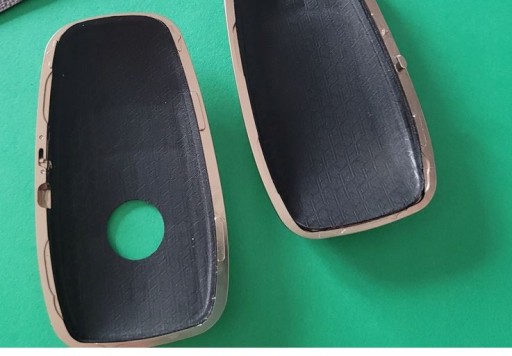 Etui obudowa na kluczyk do Mercedes Brązowy