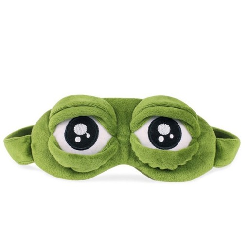 ПЛЮШЕВАЯ МАСКА EYELIDAD D0 SLEEPING FUN PEPE FROG