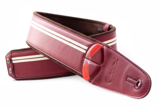 RightOn Straps Red 200 Ремень для электрической, бас-гитары и акустической гитары