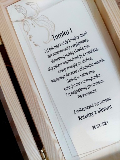 HAJS Коробка на день рождения 18,30,40... ЦВЕТА гравировка