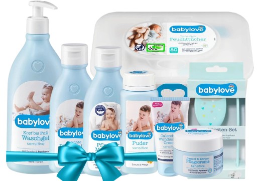 СТАРТОВЫЙ НАБОР ДЛЯ НОВОРОЖДЕННЫХ BABYLOVE СИНИЙ 8