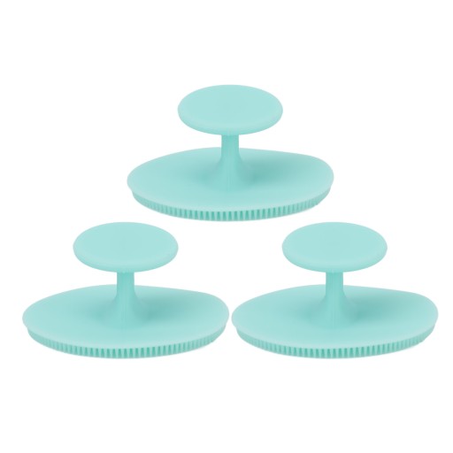 3pcs facial cleansing brush soft silicone facial cleansing brush for exfoli