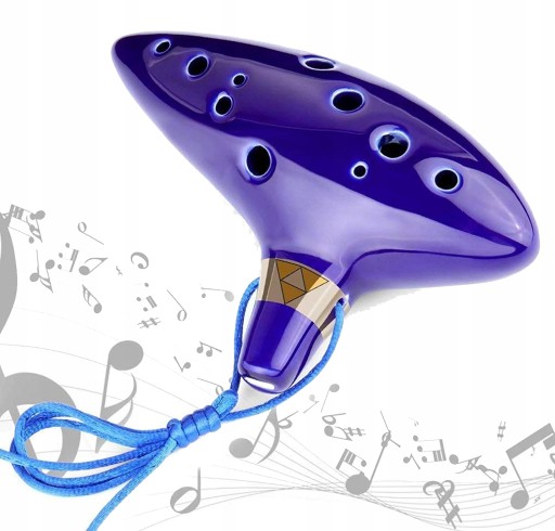 OCARINA ZELDA ОРИГИНАЛЬНЫЙ ФАРФОР 12 ОТВЕРСТИЙ ALTO C