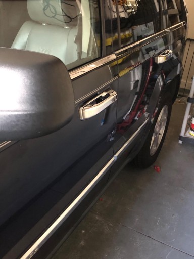 Jeep Commander 1 05-2010 Накладки на ручки дверей, хром