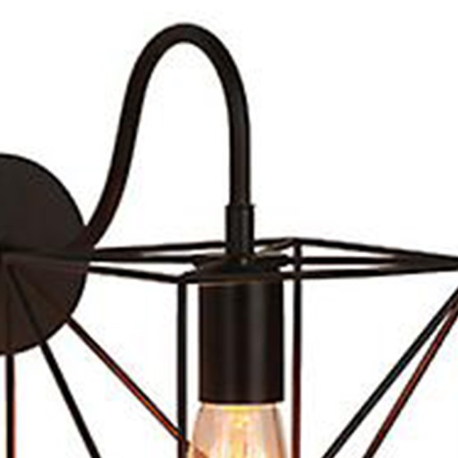 Светодиодный настенный светильник E27 Iron Simple Lantern Cage (F)